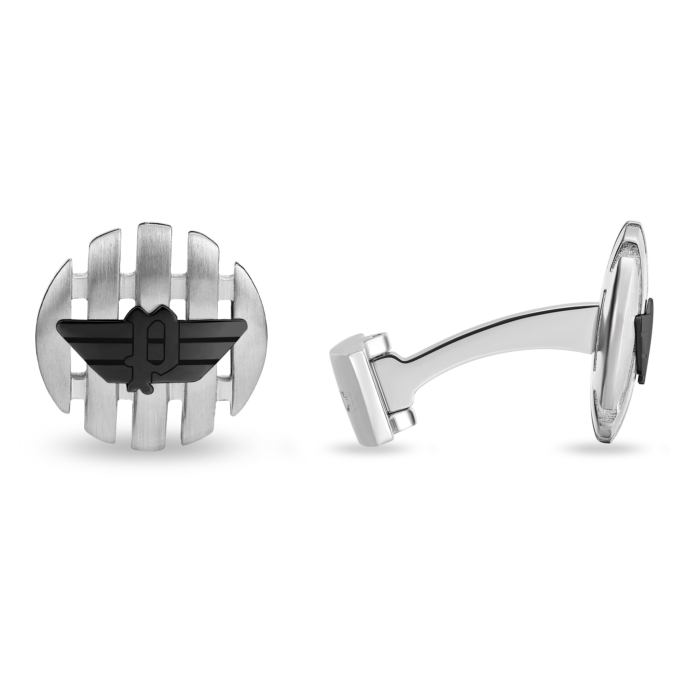 ONSET SS &amp;amp; BLK WING LOGO CUFFLINKS