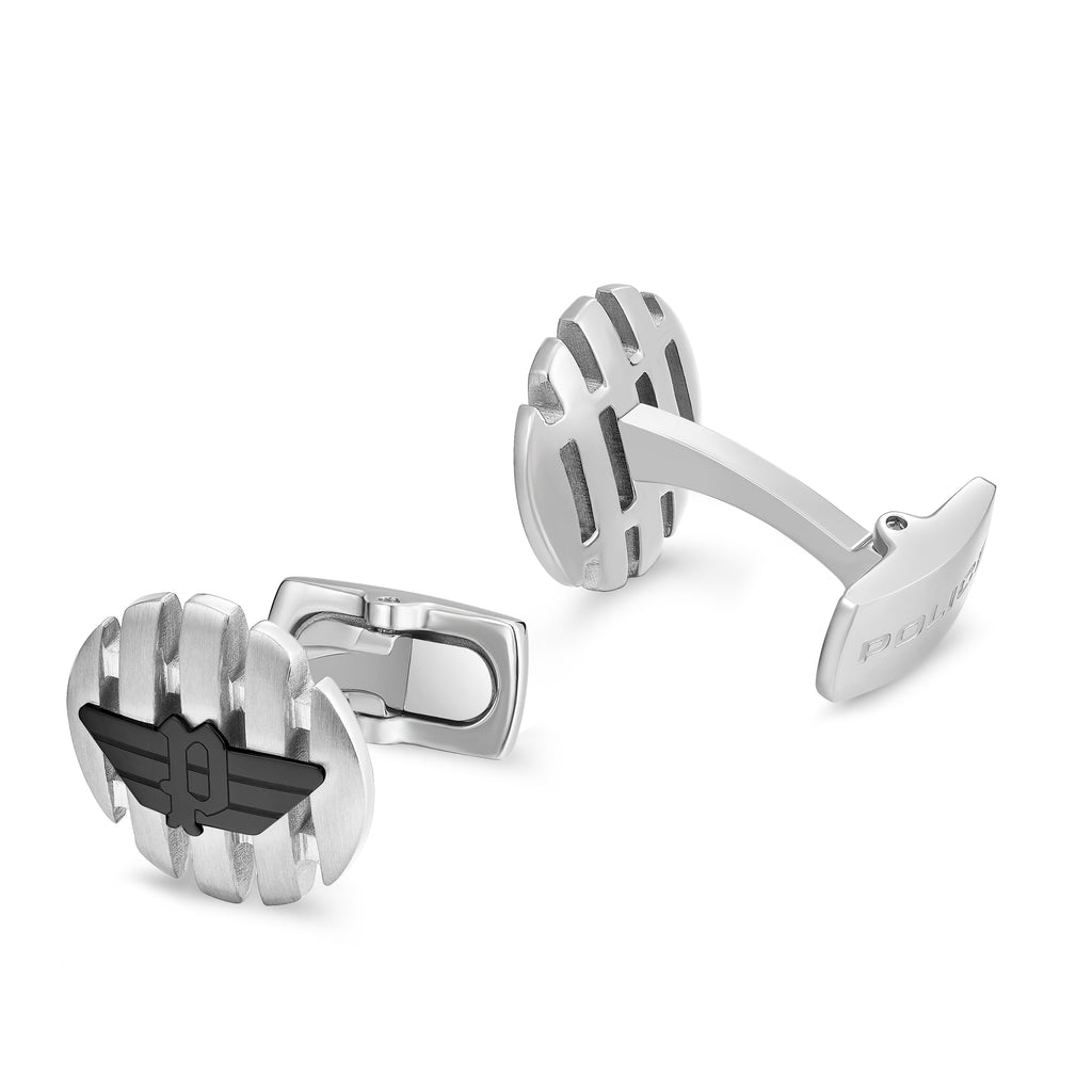 ONSET SS &amp; BLK WING LOGO CUFFLINKS