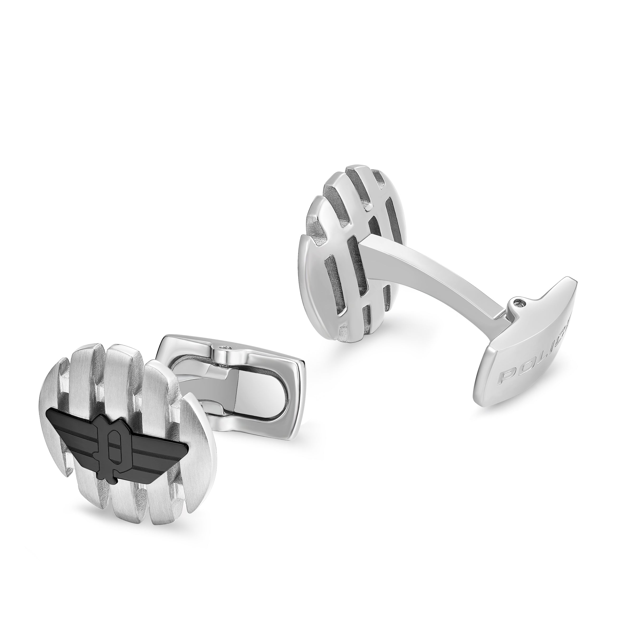 ONSET SS &amp;amp; BLK WING LOGO CUFFLINKS