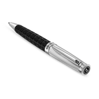 Police Texture Black P Logo With Shiny Steel Gordon's Pen