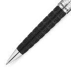 Police Texture Black P Logo With Shiny Steel Gordon's Pen
