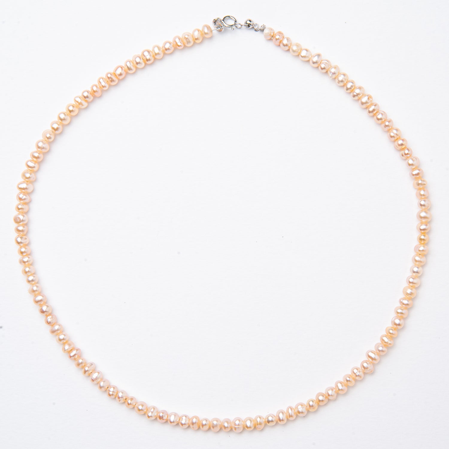 Bronzallure Cultured Fresh Water Pearl Champagne Necklace