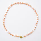 Bronzallure Cultured Fresh Water Pearl Peach