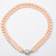 Bronzallure Cultured Fresh Water Pearl Peach Necklace