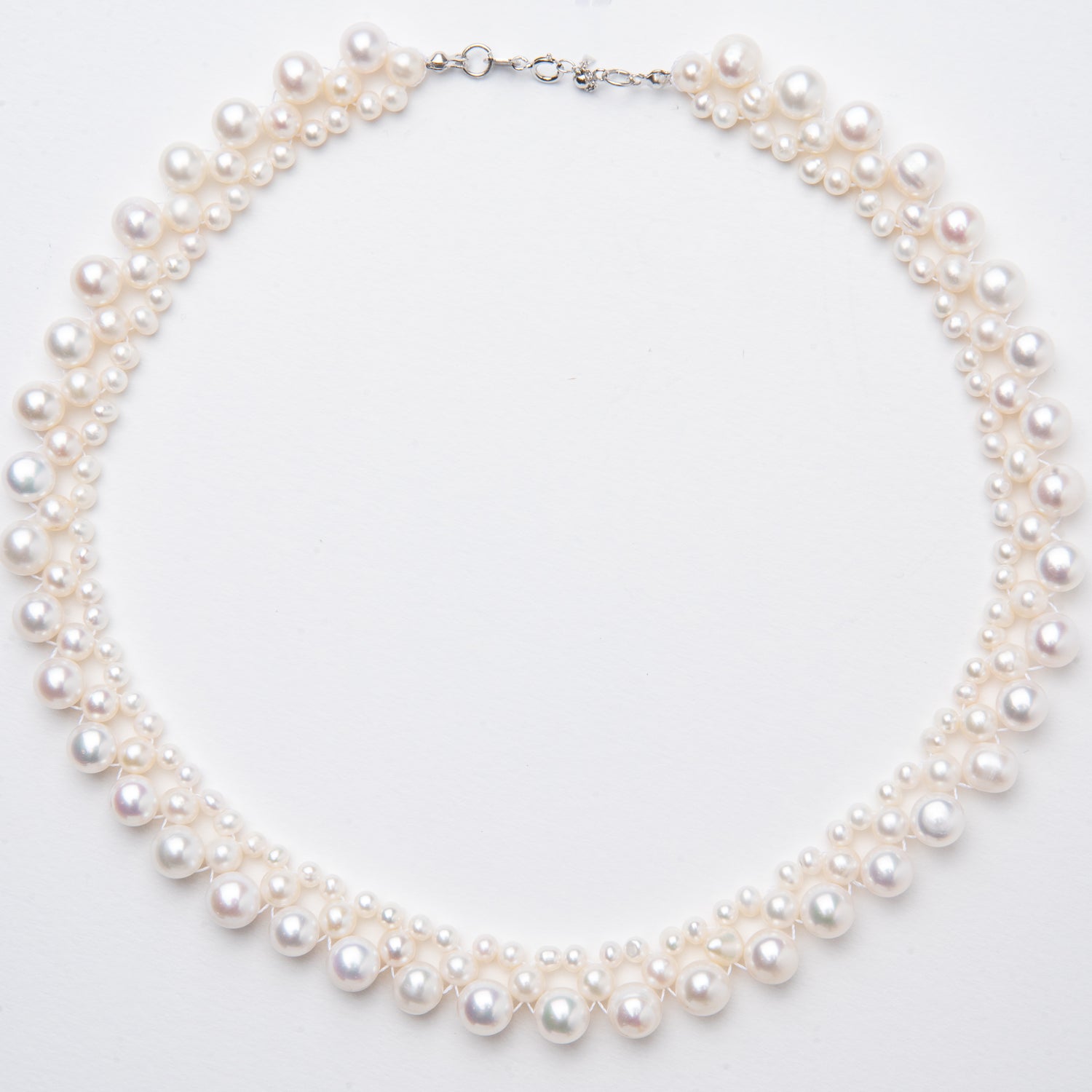 Bronzallure Cultured Freshwater Pearl White Bronzallure Cultured Freshwater Pearl White