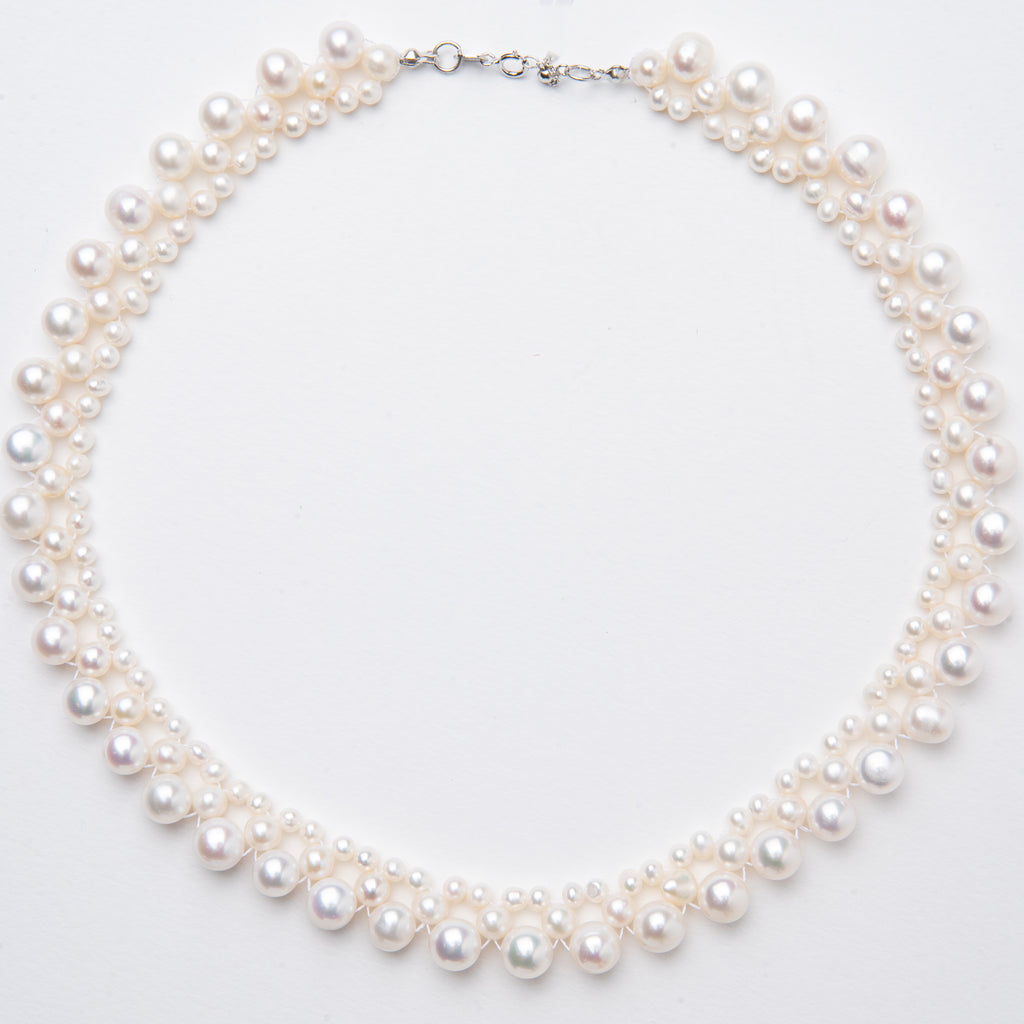 Bronzallure Cultured Freshwater Pearl White