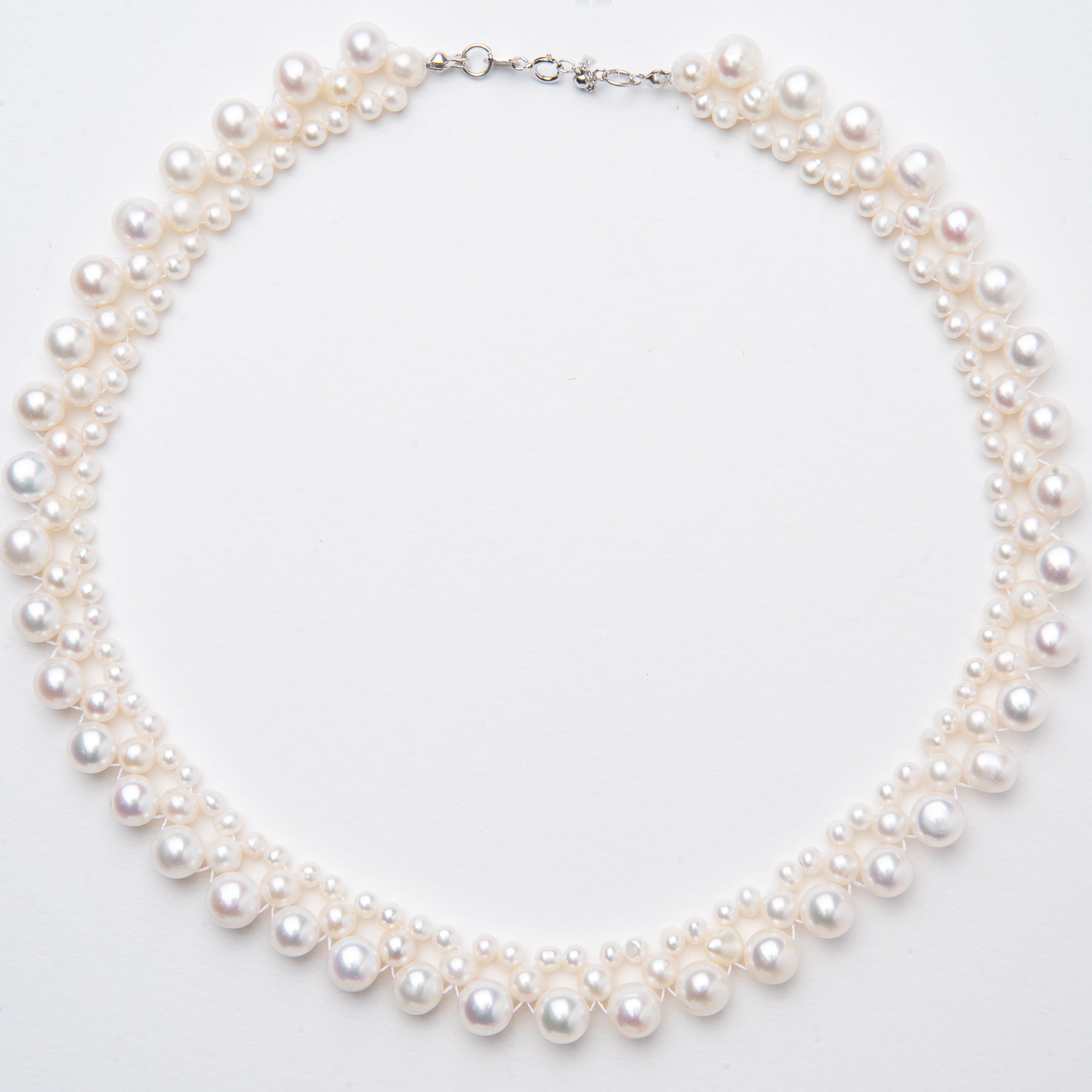 Bronzallure Cultured Freshwater Pearl White