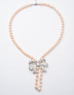 Bronzallure Cultured Fresh Water Pearl Peach Necklace