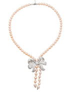 Bronzallure  Necklace Fresh Water Cultured Pearl Peach