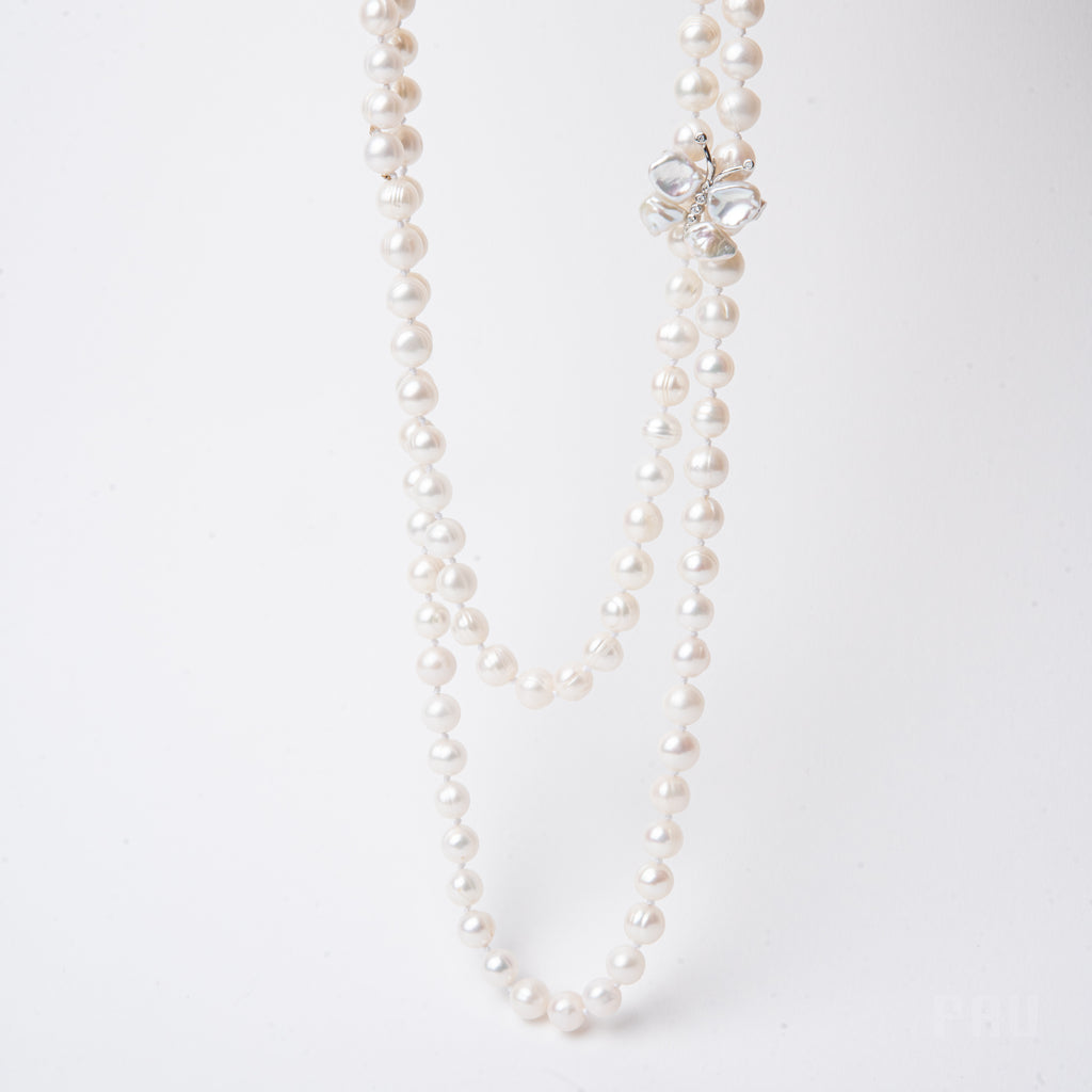 Bronzallure Cultured Freshwater Pearl White