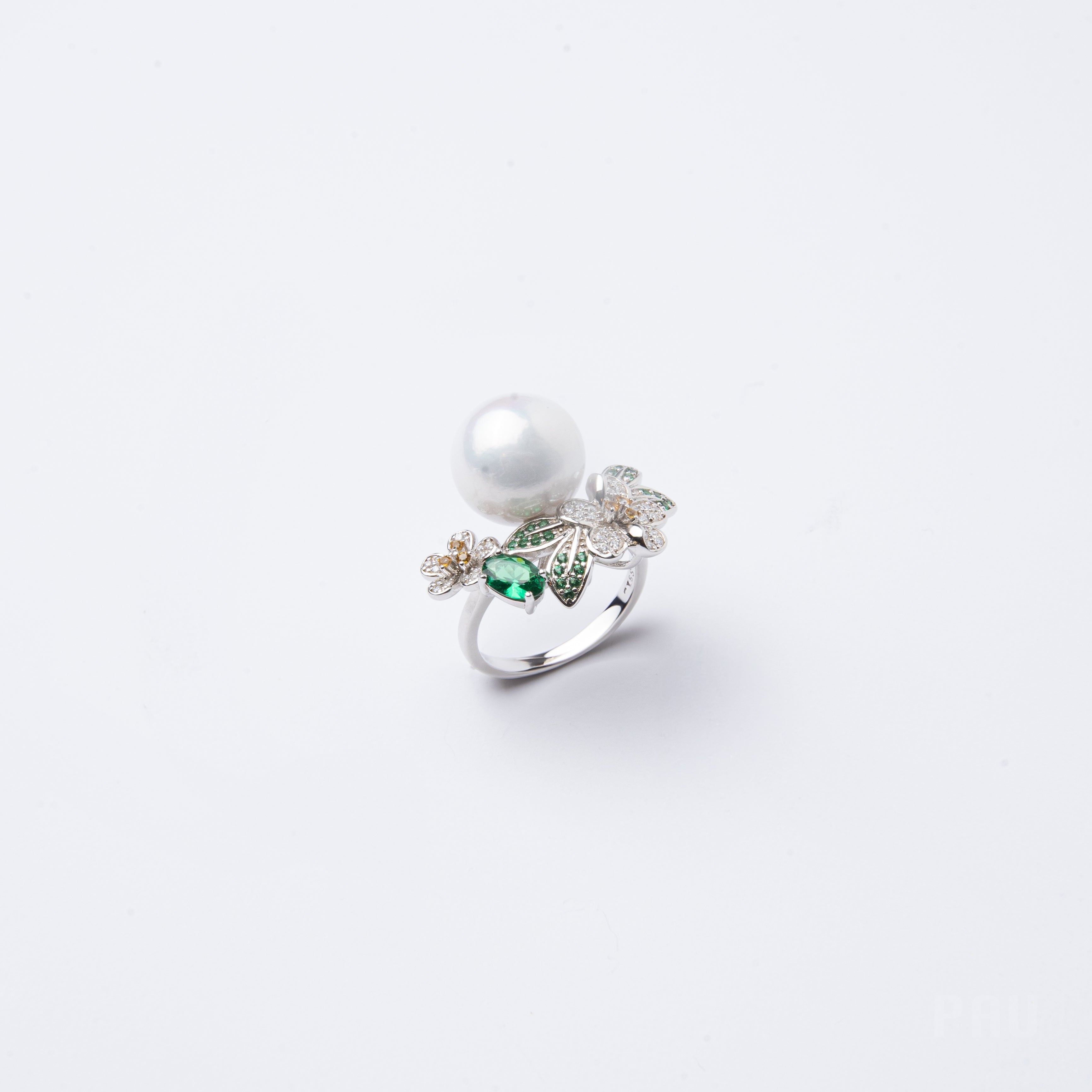 Bronzallure Set of 3 Fresh Water Cultured Pearl White