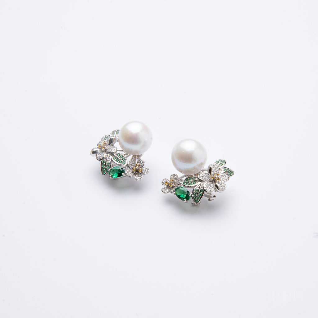 Bronzallure Set of 3 Fresh Water Cultured Pearl White