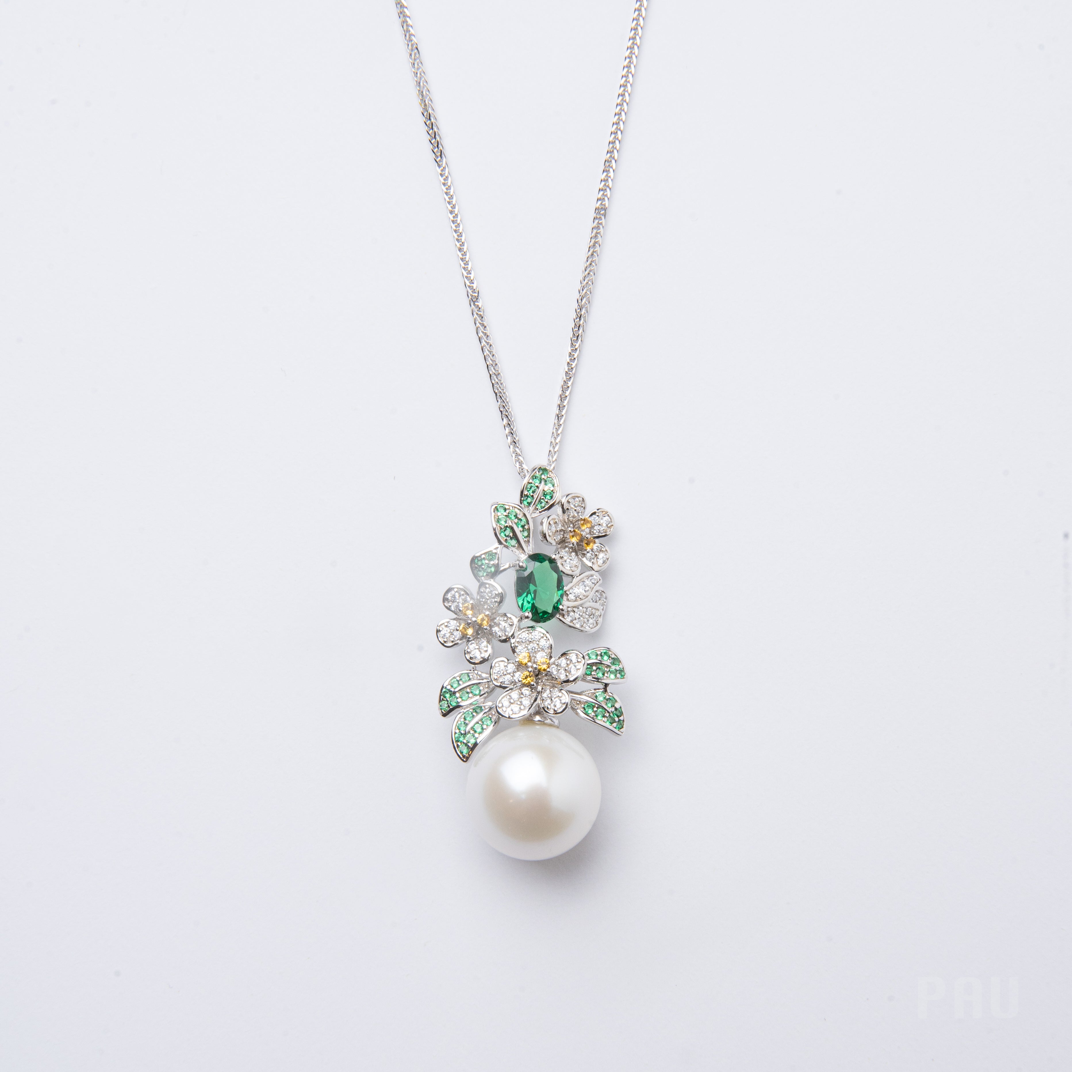 Bronzallure Set of 3 Fresh Water Cultured Pearl White