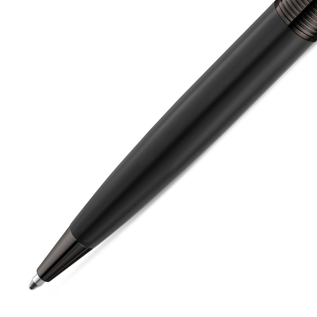 Police Serif Black Pen With Gun Plating