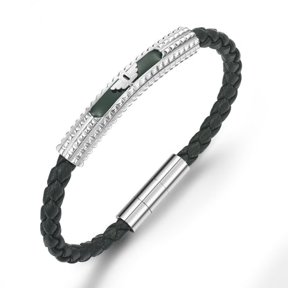 POLICE URBAN TEXTURE SHINY BRACELET