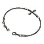 POLICE DIE-CUT GUN CROSS MOTIF CHAIN BRACELET