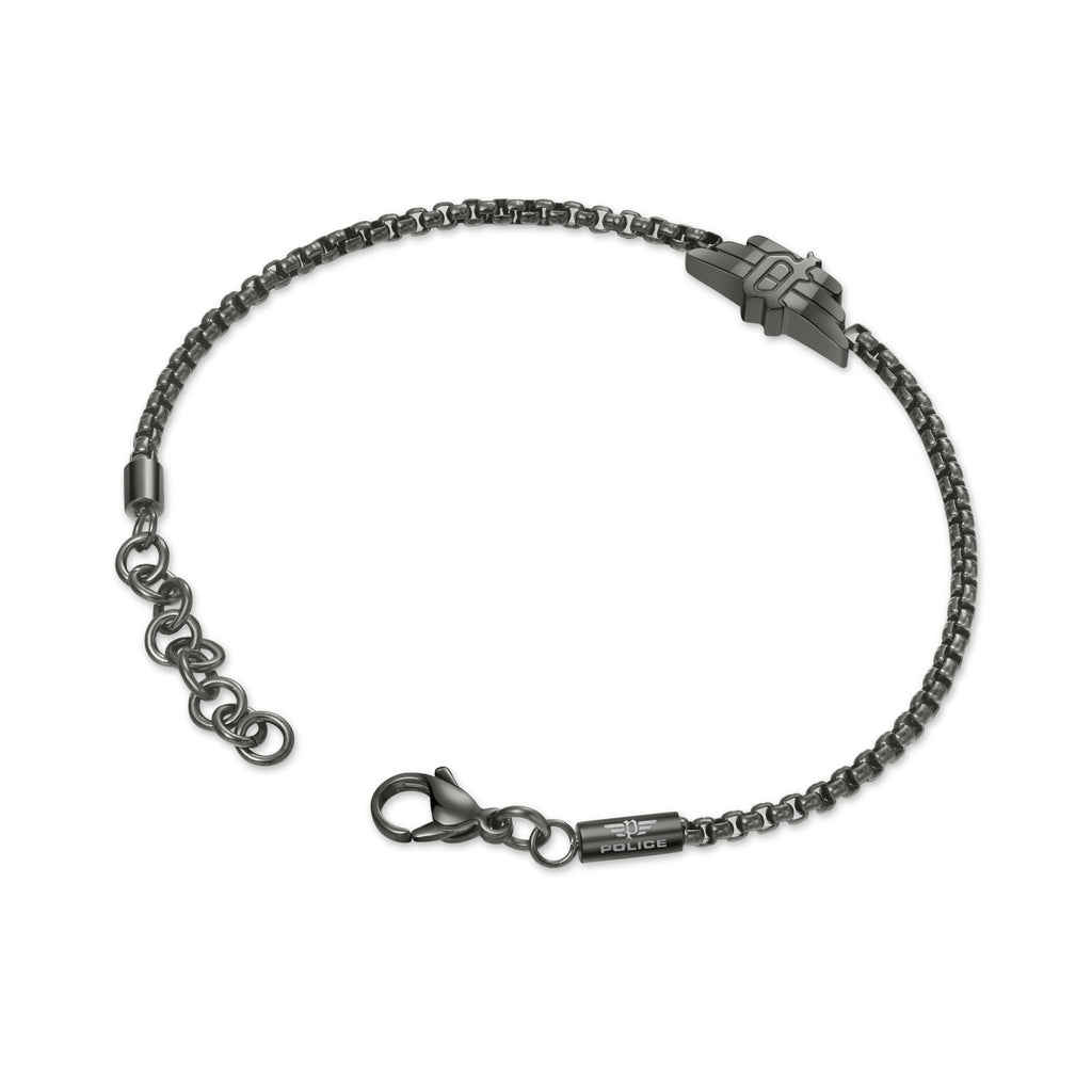 POLICE  REVELRY GUN WING LOGO MOTIF BRACELET