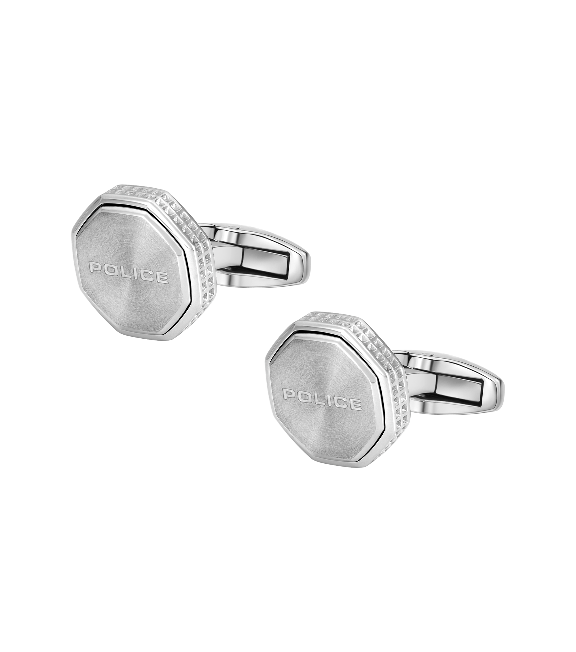 Police Angled Cufflinks