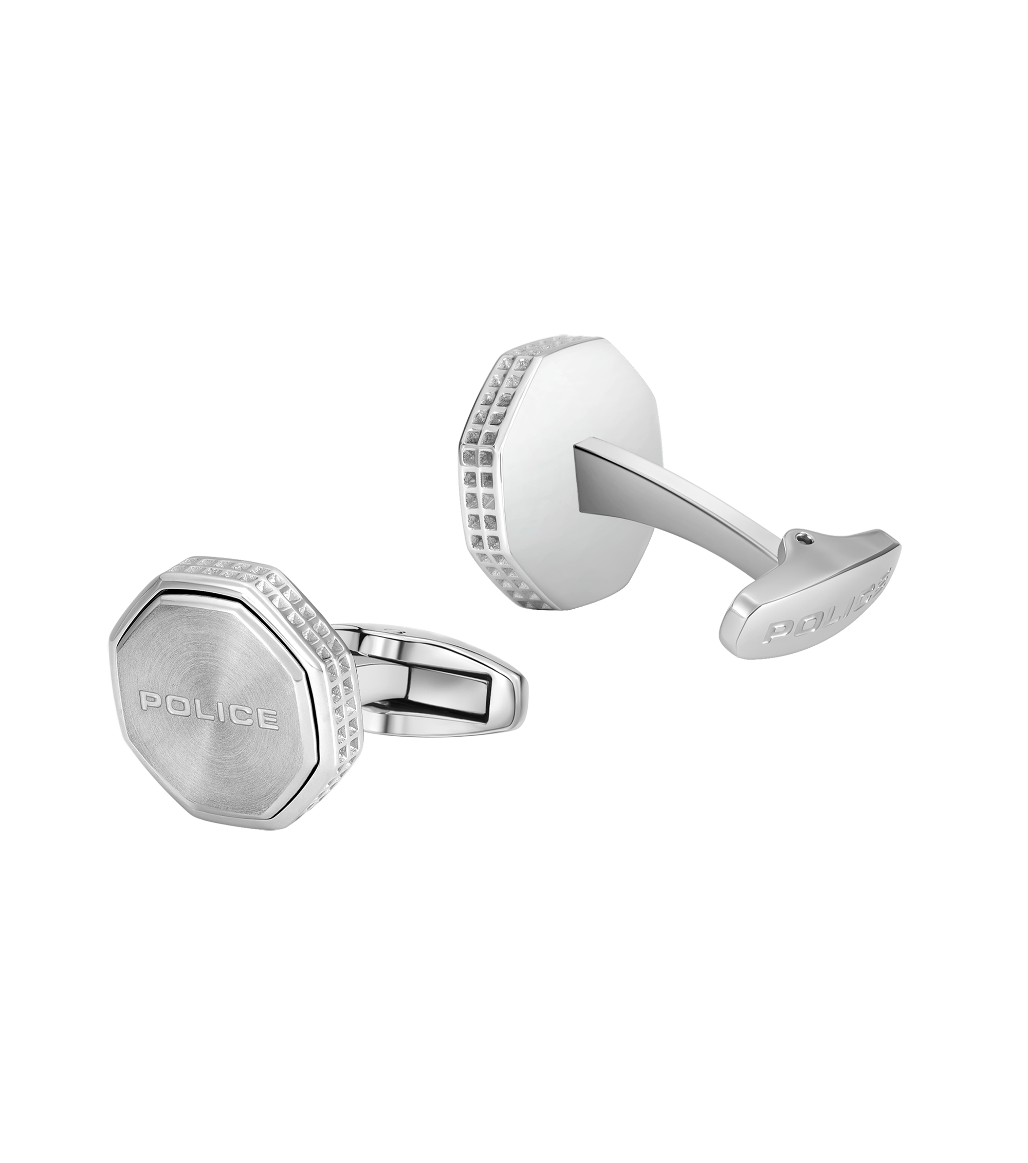 Police Angled Cufflinks