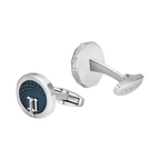 Police Horizon Men's Stainless Steel & Grey P Logo Cufflinks