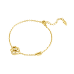 Police Stonerose Floral Crystals Bracelet
