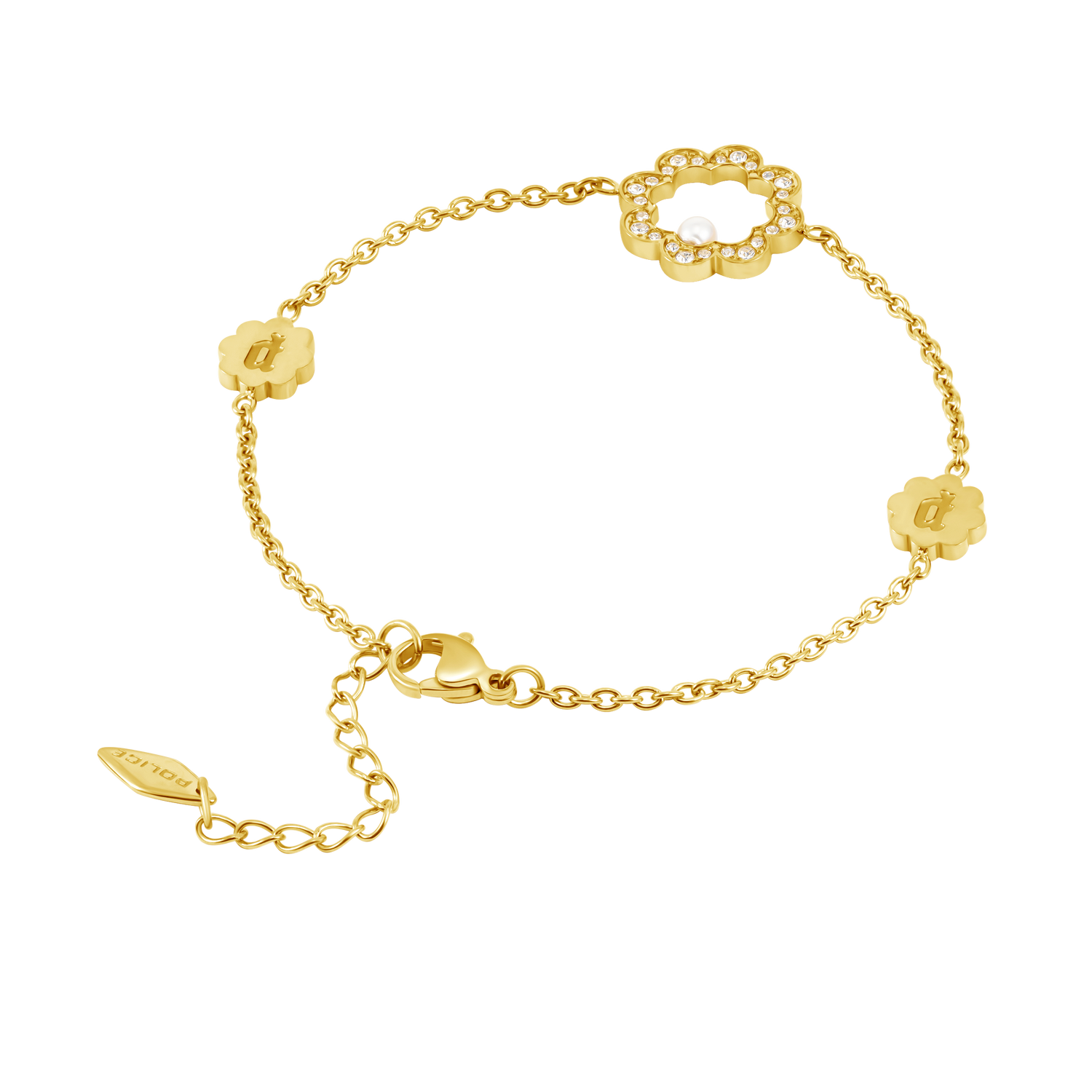 Police Opulent Pearl Bead Crystals Bracelet Police Opulent Pearl Bead Crystals Bracelet