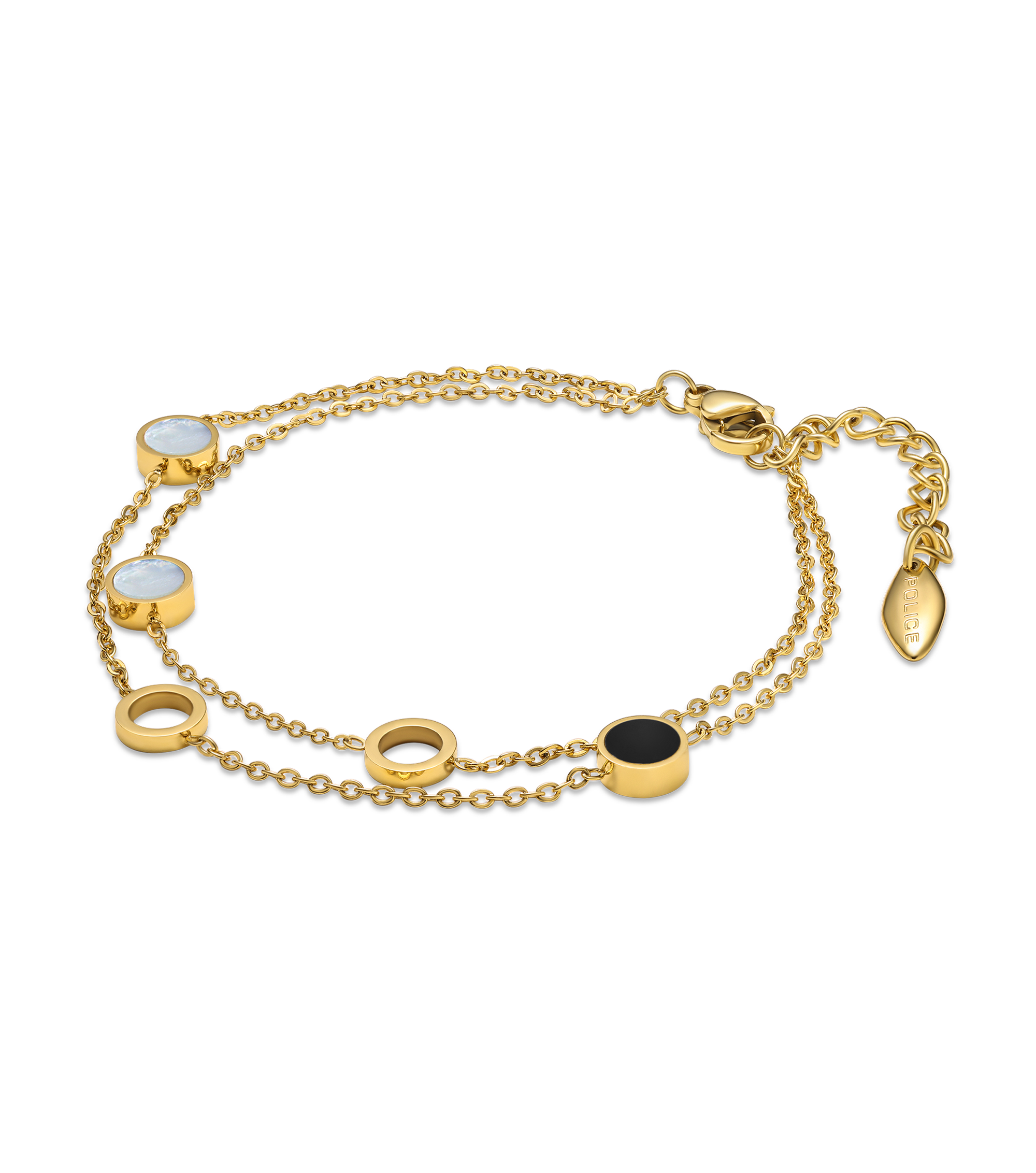 Police Aurora White & Black Inlay  Bracelet Secondary image