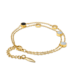 Police Aurora White & Black Inlay  Bracelet