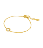 Police Cocoa Crystals Beads Chain Bracelet