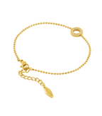 Police Cocoa Crystals Beads Chain Bracelet