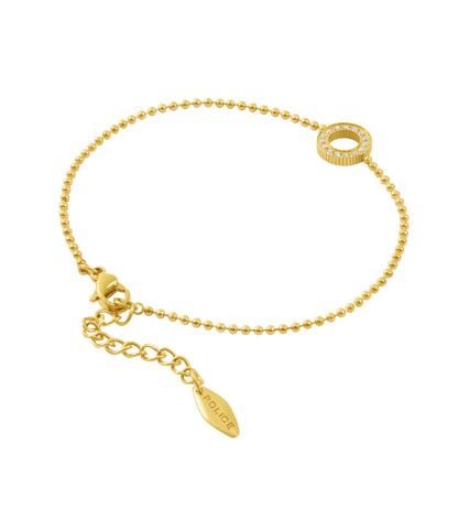 Police Cocoa Crystals Beads Chain Bracelet