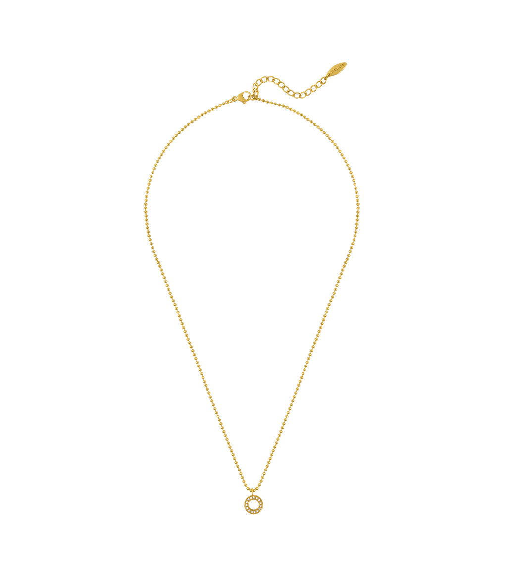 Police Cocoa Crystal Necklace