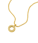 Police Cocoa Crystal Necklace