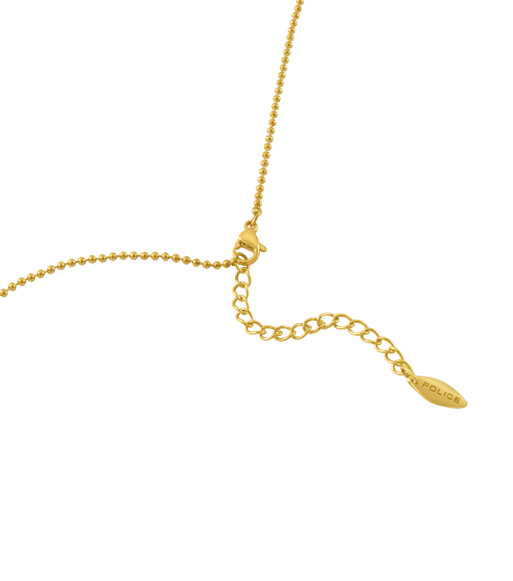 Police Cocoa Crystal Necklace
