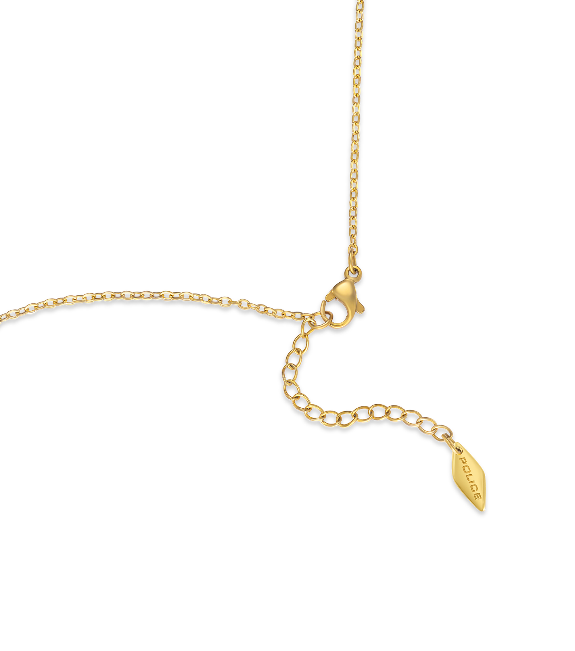 Police Kimana Pink Pearl Butterfly Necklace