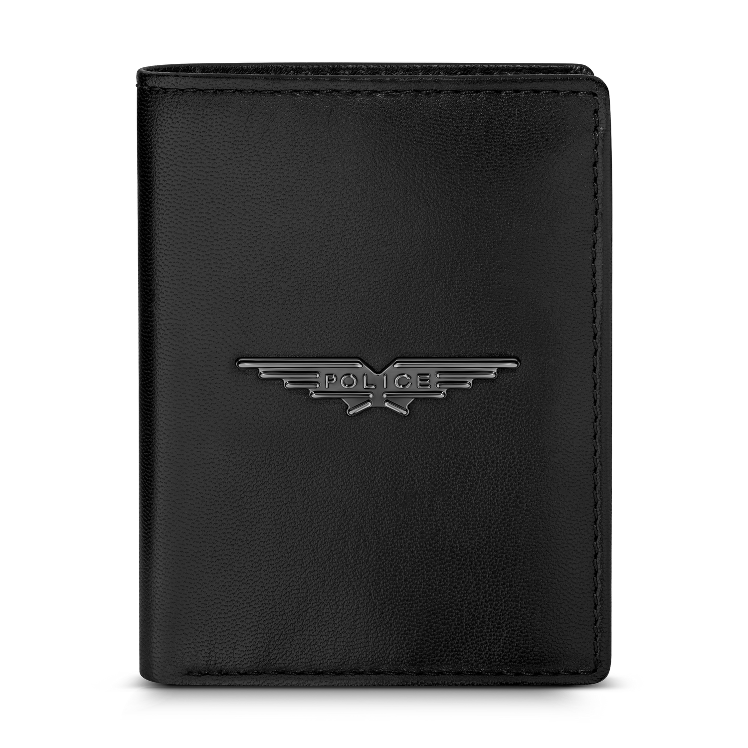 Police Luca Gents Card Case Black In Leather