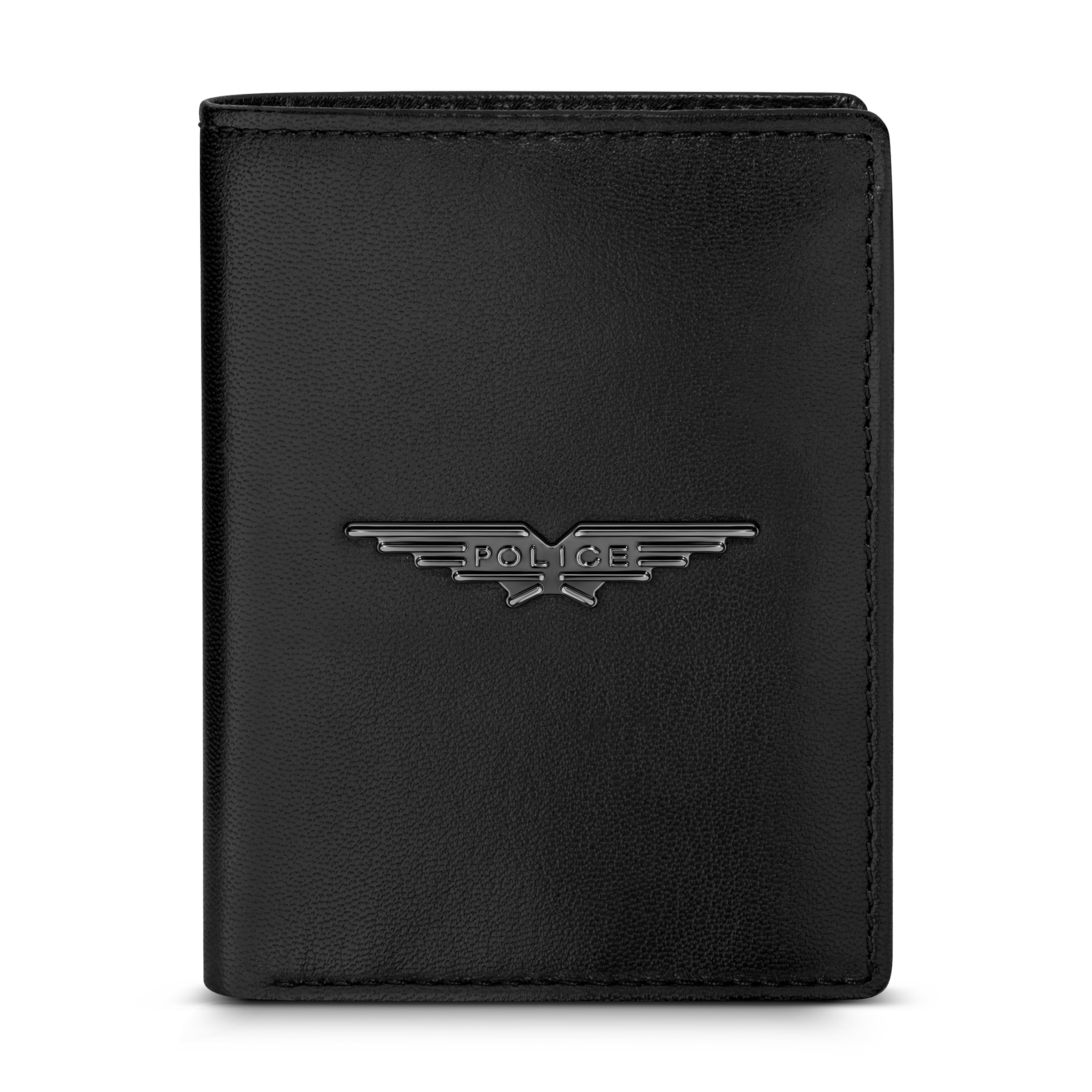 Police Luca Gents Card Case Black In Leather