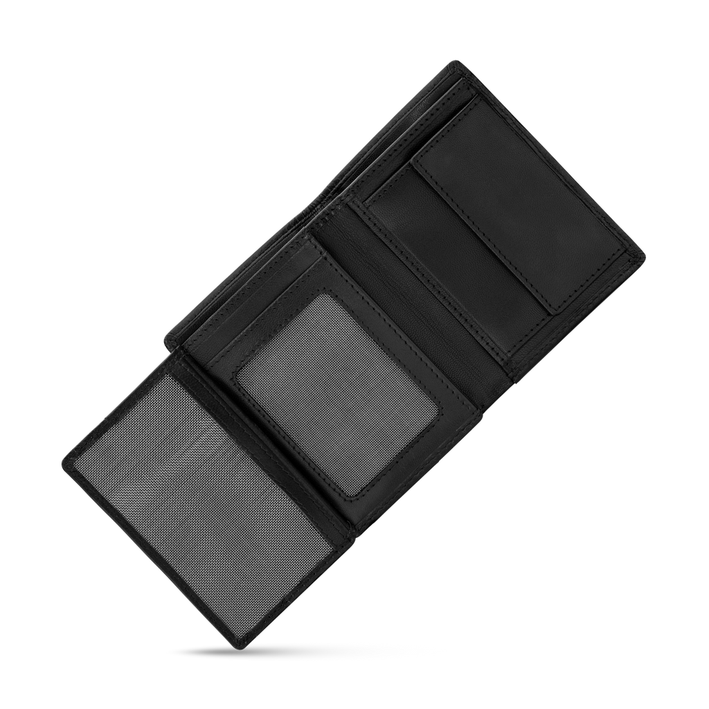 Police Luca Gents Card Case Black In Leather