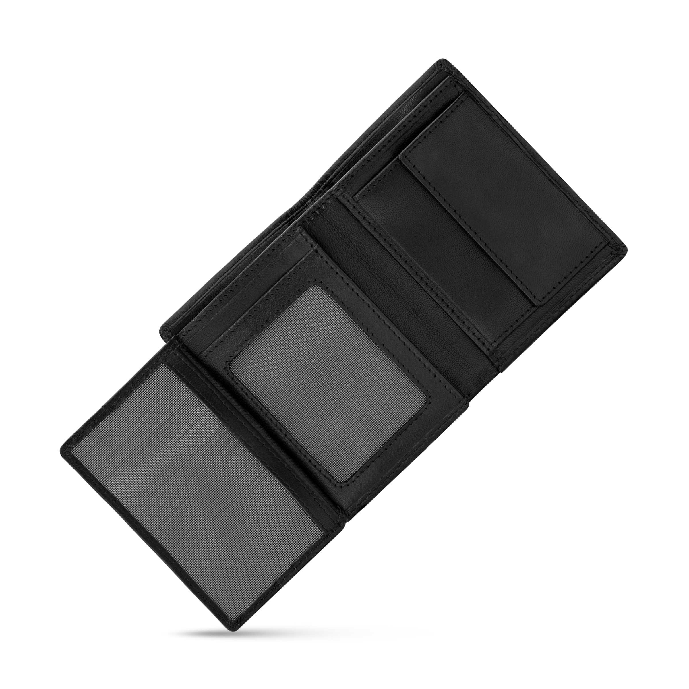 Police Luca Gents Card Case Black In Leather