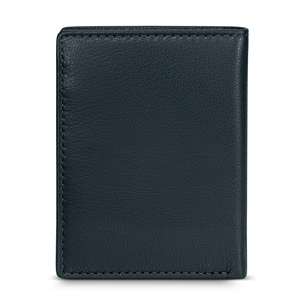 Police Luca Gents Card Case Navy In Leather