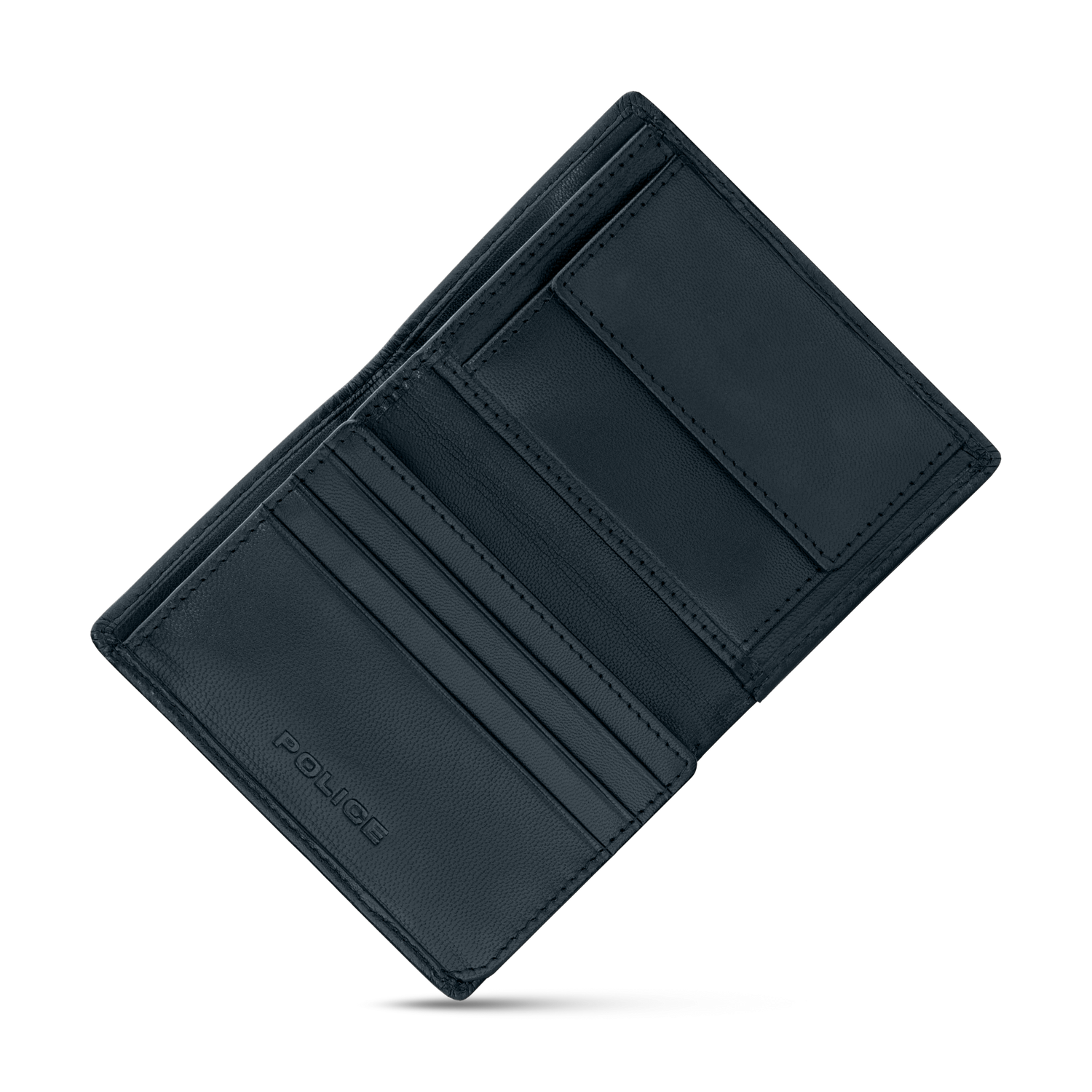 Police Luca Gents Card Case Navy In Leather Police Luca Gents Card Case Navy In Leather