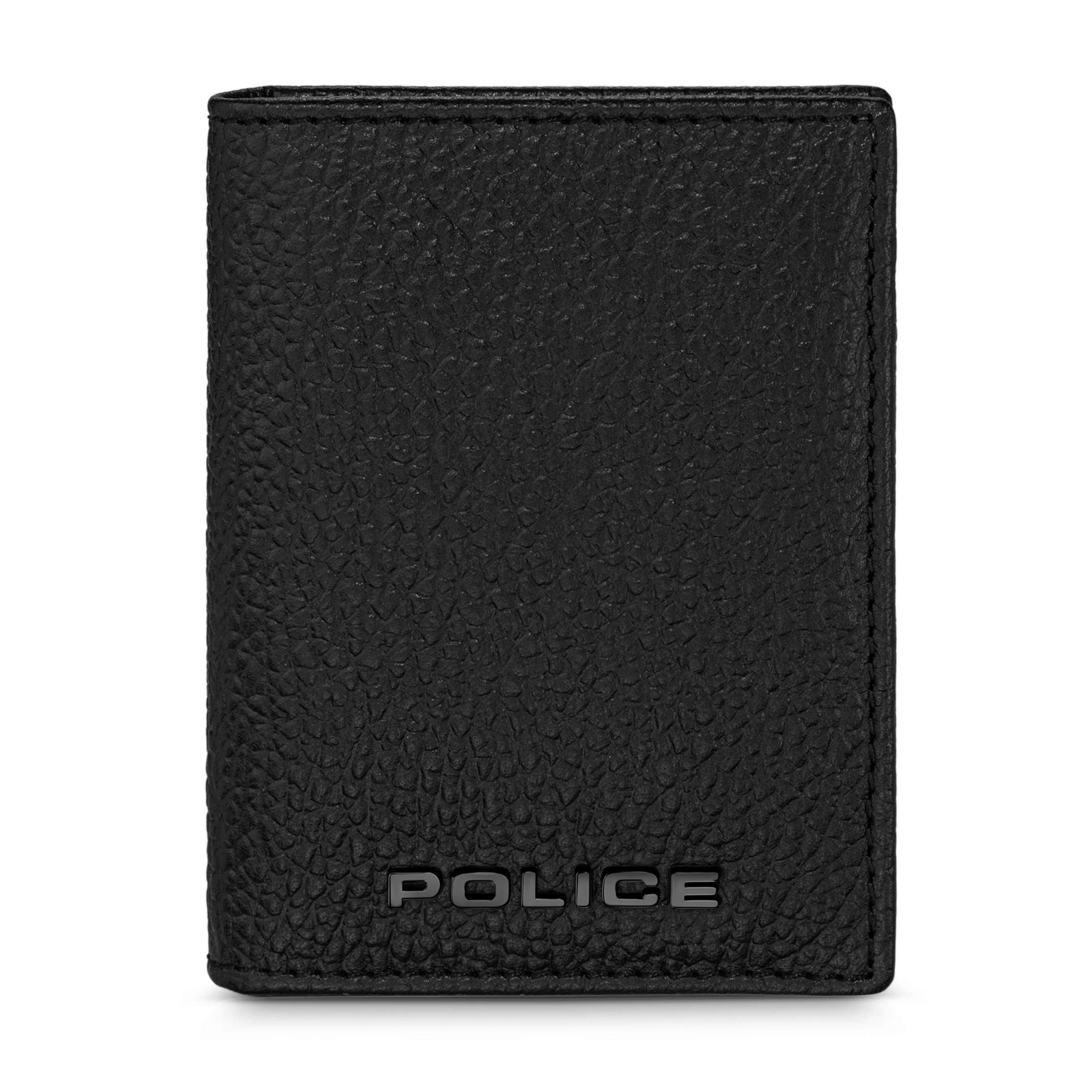 Police Primo Gents Card Case Black in Leather