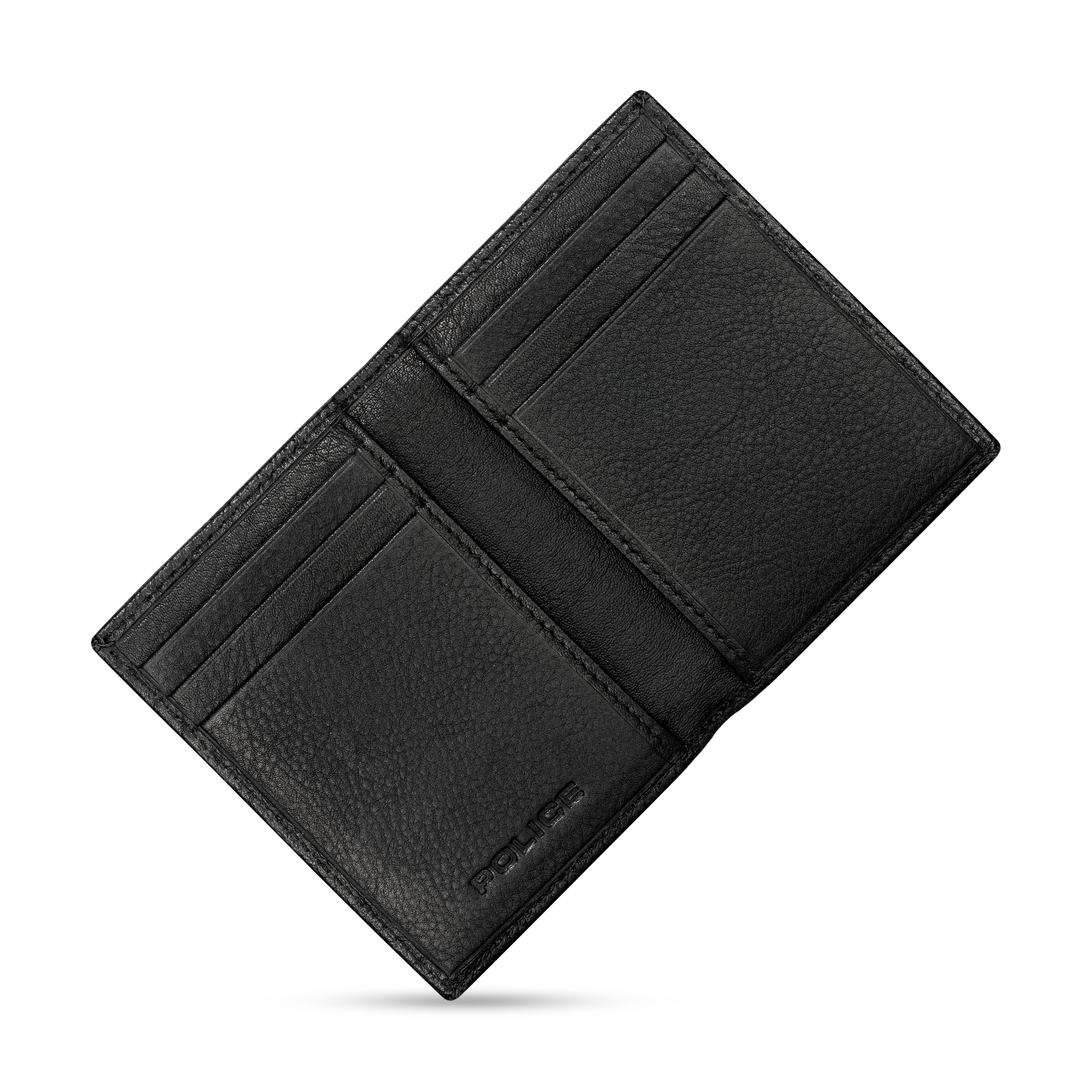 Police Primo Gents Card Case Black in Leather Secondary image