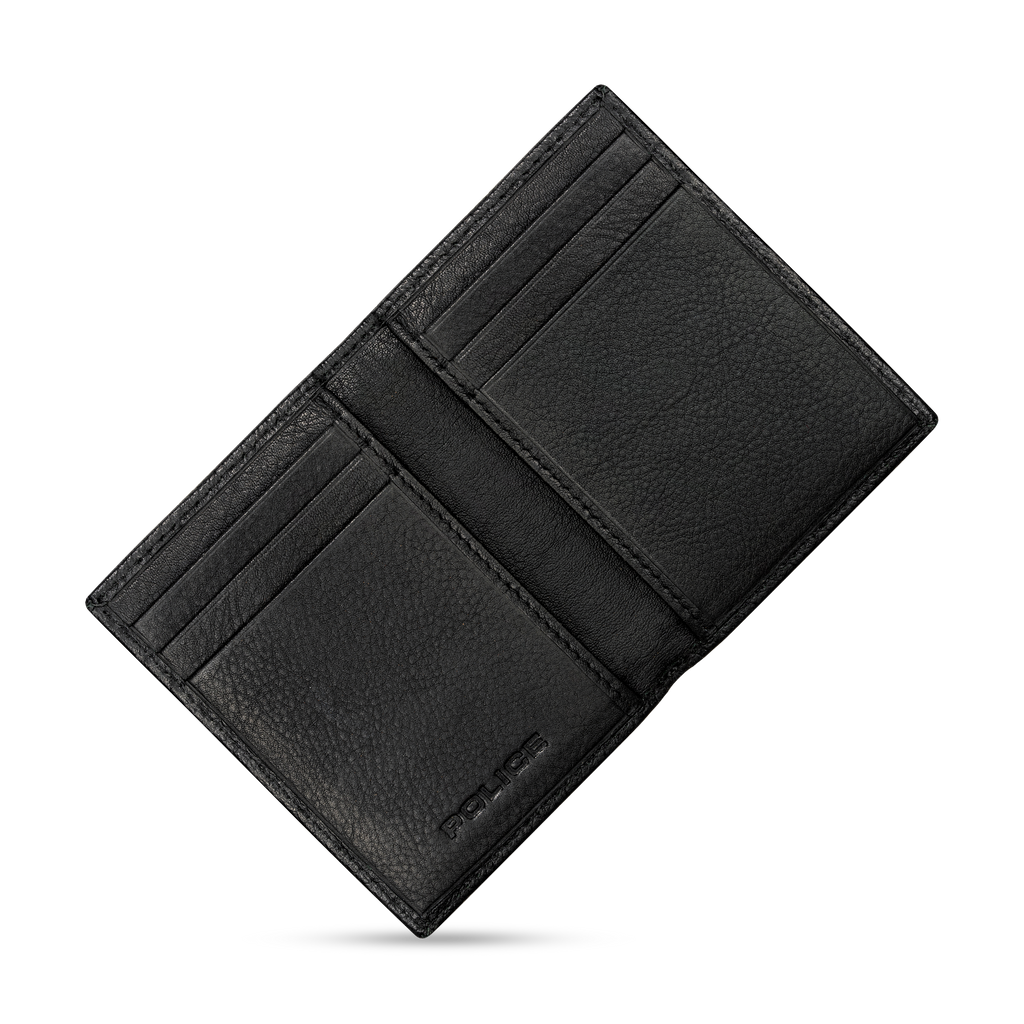 Police Primo Gents Card Case Black in Leather