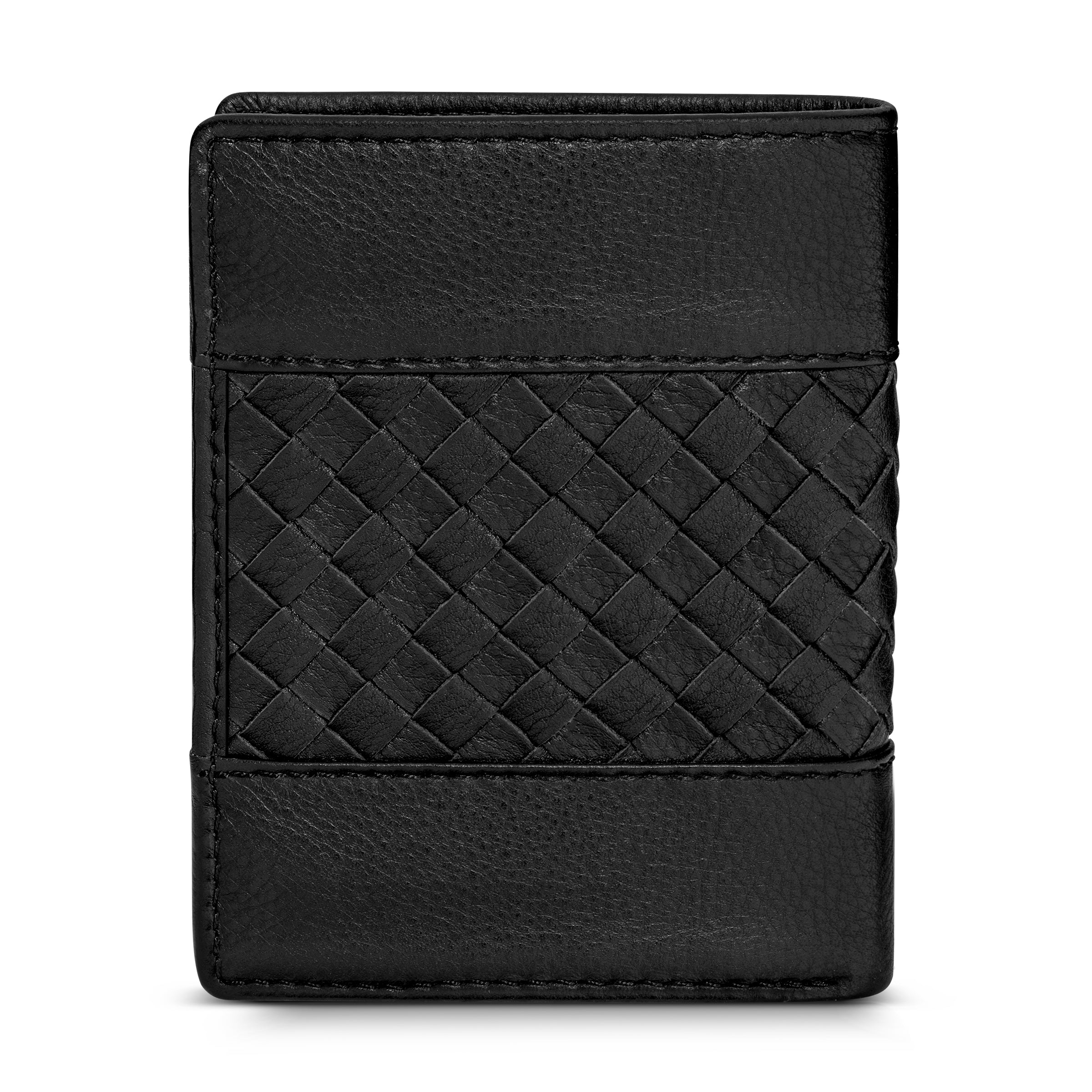 POLICE WEAVE GENTS CARD CASE BLACK