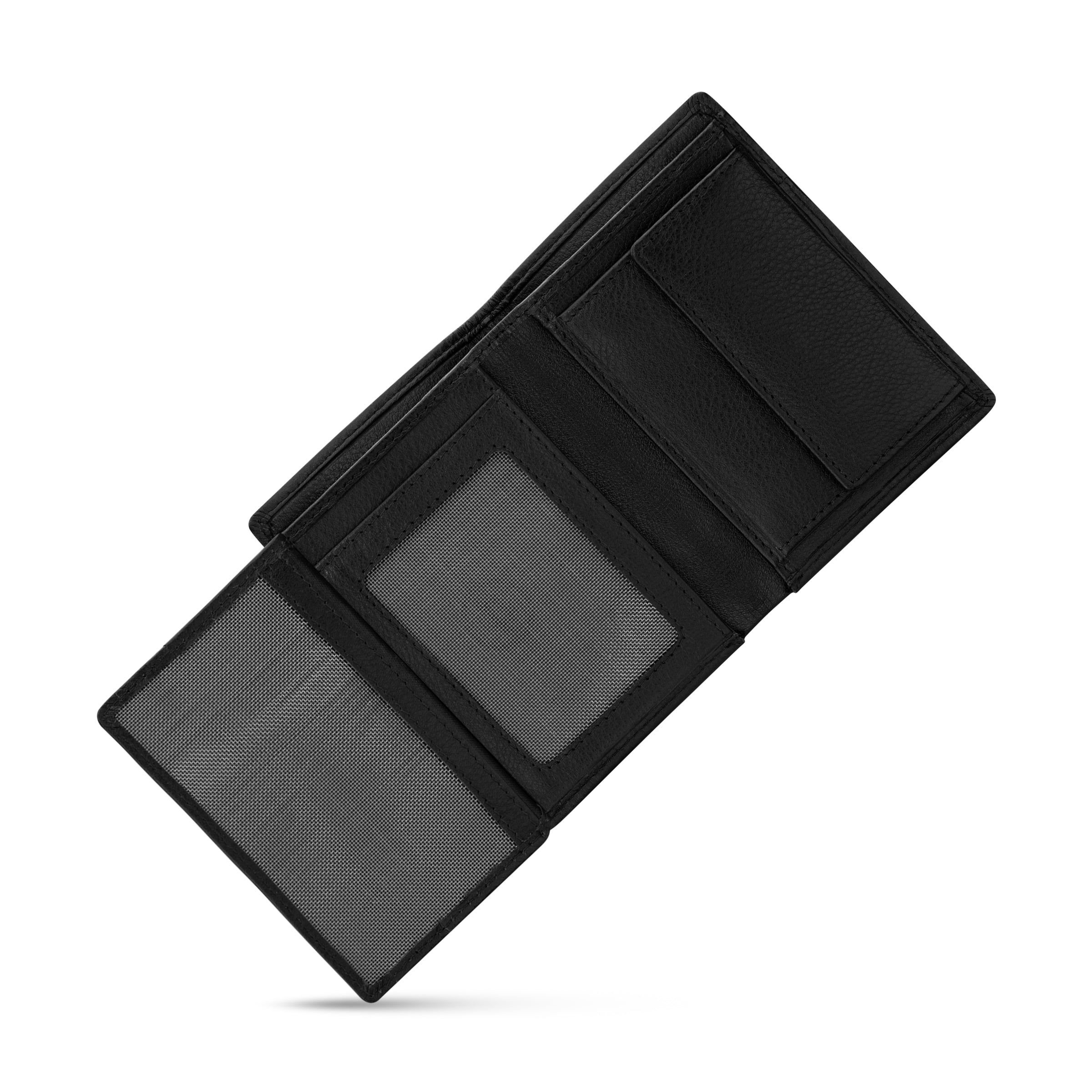 POLICE WEAVE GENTS CARD CASE BLACK