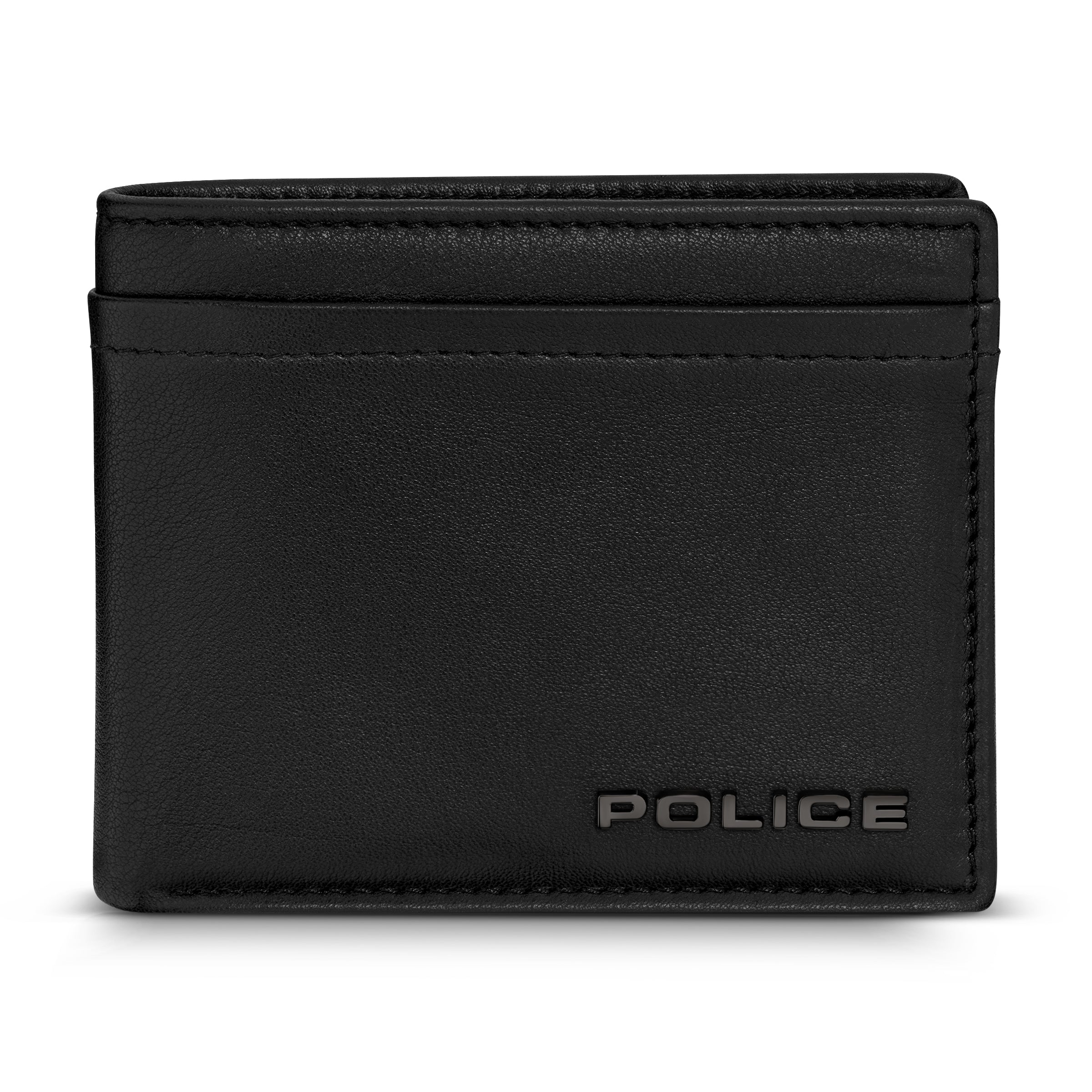 Police Smart Genuine Leather Wallets for Men