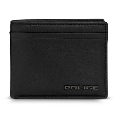 Police Smart Genuine Leather Wallets for Men