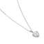 Buckley London Clear Trillion Halo Pendant Rhodium