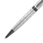 Police Gothic Monogram Stainless Steel Ballpoint Pen